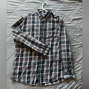 Merona Button Down Plaid Flannel Shirt